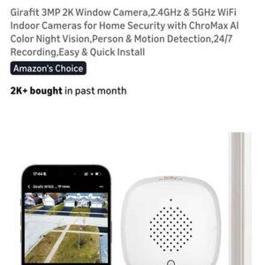 Giragit Security window camera,